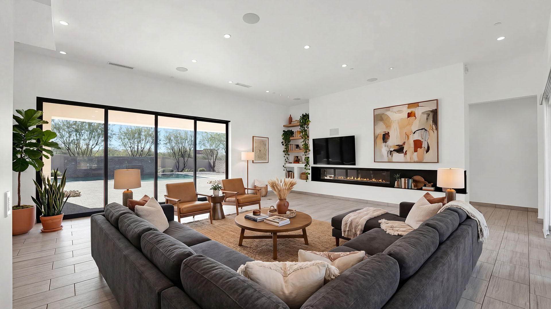 Staged Room